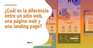 cuál es la diferencia entre un sitio web, una página web y una landing page