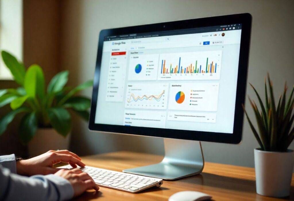 Panel de Google Search Console mostrando métricas de un sitio web