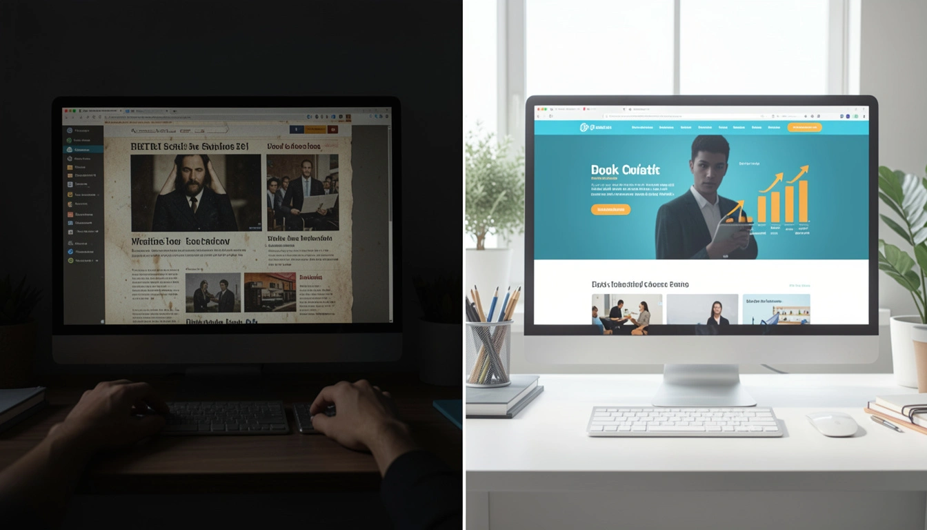 Espacio de trabajo mostrando la optimización y diseño de sitios web en San Juan